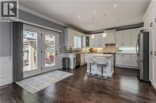 2212 Snead Road, Burlington, ON - Indoor Photo Showing Kitchen With Stainless Steel Kitchen With Upgraded Kitchen