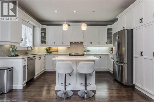 2212 Snead Road, Burlington, ON - Indoor Photo Showing Kitchen With Stainless Steel Kitchen With Upgraded Kitchen