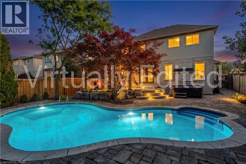 2212 Snead Road, Burlington, ON - Outdoor With In Ground Pool With Deck Patio Veranda With Backyard
