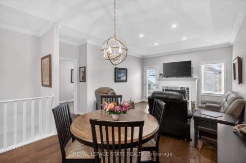 36 Banks Street, Brantford, ON - Indoor Photo Showing Dining Room With Fireplace