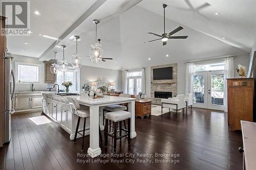 8 Zaduk Place, Guelph (Kortright East), ON - Indoor With Fireplace