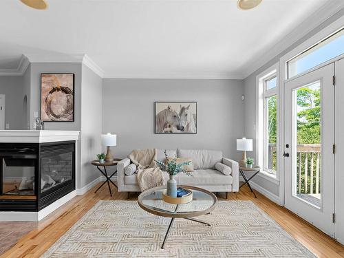 60 Cloverfield Court, Dartmouth, NS - Indoor Photo Showing Living Room With Fireplace