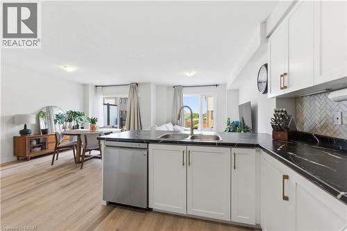 92 Dryden Lane, Hamilton, ON - Indoor Photo Showing Kitchen With Double Sink