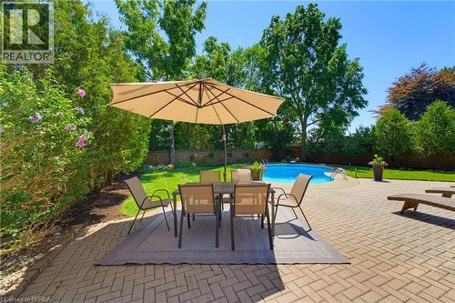 5 Marigold Street, Brantford, ON - Outdoor With In Ground Pool With Deck Patio Veranda With Backyard