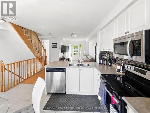 112 Harbourside Drive, Whitby, ON - Indoor Photo Showing Kitchen With Stainless Steel Kitchen With Double Sink
