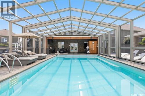 Luxury Vibank Acreage - 13.95 Acres., Vibank, SK - Indoor Photo Showing Other Room With In Ground Pool