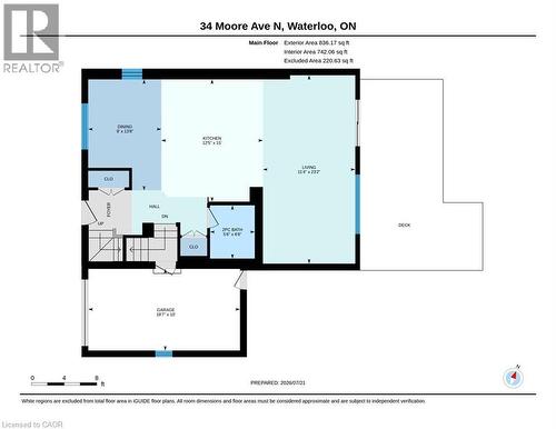 Floor plan - 34 Moore Avenue N, Waterloo, ON - Other