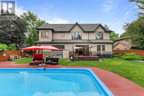834 Edistel Crescent, Mississauga, ON - Outdoor With In Ground Pool With Deck Patio Veranda With Backyard