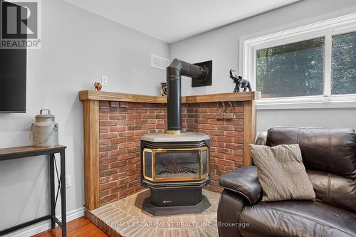 8399 Dickenson Road E, Hamilton, ON - Indoor With Fireplace