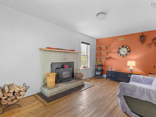 456 Windsor Junction Road, Windsor Junction, NS - Indoor Photo Showing Living Room With Fireplace