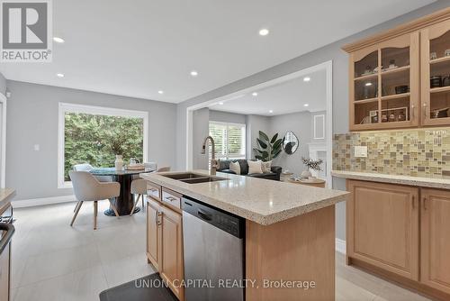 35 Mccarty Crescent, Markham, ON - Indoor Photo Showing Kitchen With Double Sink