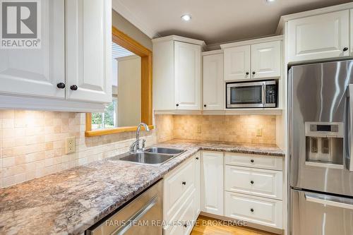 2554 Champlain Road, Tiny, ON - Indoor Photo Showing Kitchen With Double Sink