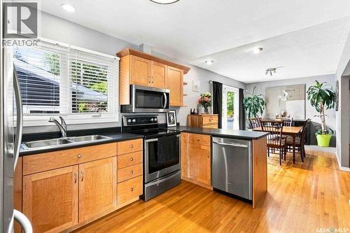 2602 Paul Crescent, Saskatoon, SK - Indoor Photo Showing Kitchen With Double Sink