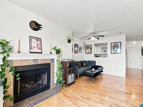 401 3600 John Parr Drive, Halifax, NS - Indoor Photo Showing Living Room With Fireplace