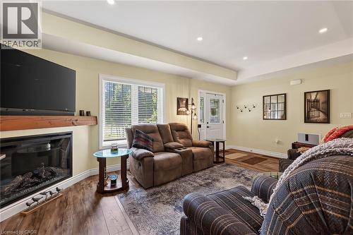 729 6Th Concession Rd Enr, Cultus, ON - Indoor Photo Showing Living Room With Fireplace
