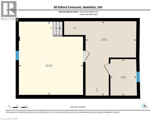 Floor plan - 60 Elford Crescent, Hamilton, ON - Other
