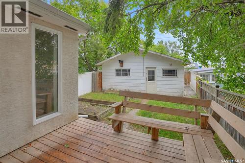3524 Victoria Avenue, Regina, SK - Outdoor With Deck Patio Veranda With Exterior