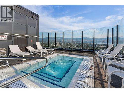 1488 Bertram Street Unit# 3202, Kelowna, BC - Outdoor With In Ground Pool