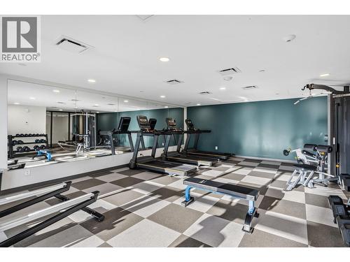1488 Bertram Street Unit# 3202, Kelowna, BC - Indoor Photo Showing Gym Room
