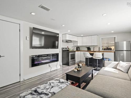 2 Hilltop Terrace, Dartmouth, NS - Indoor Photo Showing Living Room With Fireplace