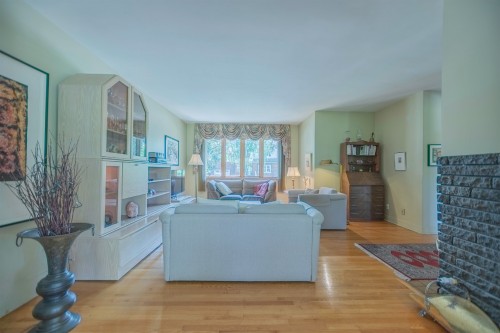 Salon - 242 Av. De Sanford, Saint-Lambert, QC - Indoor Photo Showing Other Room With Fireplace