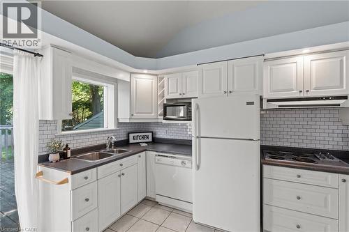 123 Morton Avenue, Brantford, ON - Indoor Photo Showing Kitchen With Double Sink