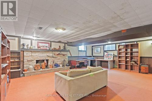865 Meadow Wood Road, Mississauga, ON - Indoor Photo Showing Other Room With Fireplace