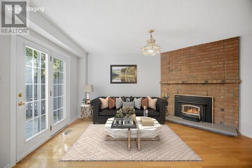 49 Sutter Avenue, Brampton, ON - Indoor Photo Showing Living Room With Fireplace