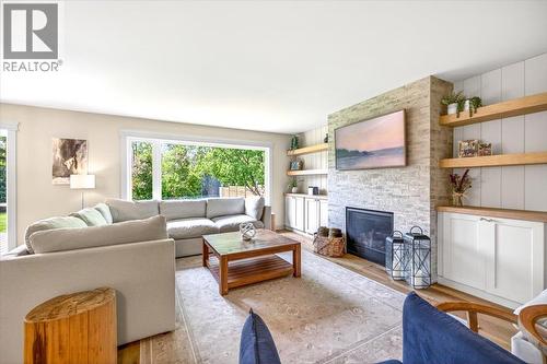 39 Elkview Drive, Fernie, BC - Indoor Photo Showing Living Room With Fireplace