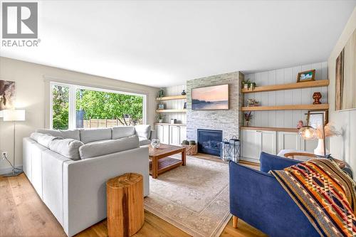 39 Elkview Drive, Fernie, BC - Indoor Photo Showing Living Room With Fireplace