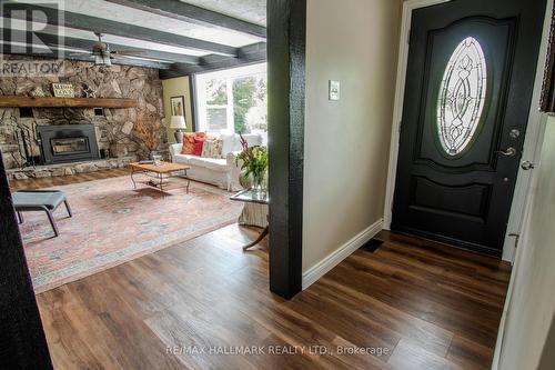 175 Concession 2 Road, Brock, ON - Indoor Photo Showing Living Room With Fireplace
