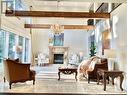471 Country Club Crescent, Mississauga, ON  - Indoor Photo Showing Living Room With Fireplace 