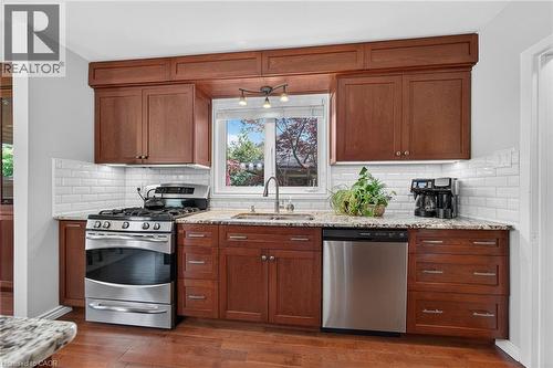 8399 Dickenson Road E, Mount Hope, ON - Indoor Photo Showing Kitchen With Stainless Steel Kitchen With Double Sink