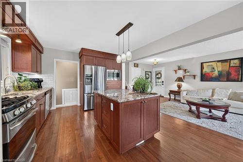 8399 Dickenson Road E, Mount Hope, ON - Indoor Photo Showing Kitchen With Stainless Steel Kitchen With Upgraded Kitchen