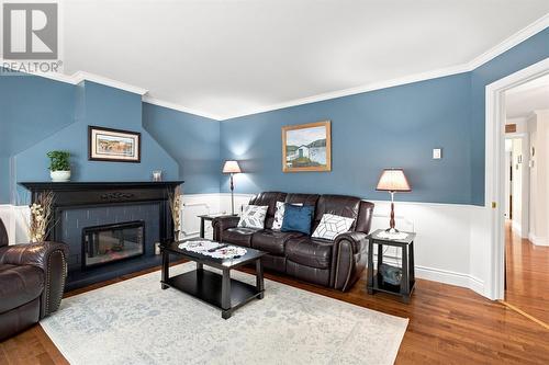 Living Room - 20 Lidstone Crescent, Mount Pearl, NL - Indoor Photo Showing Living Room With Fireplace