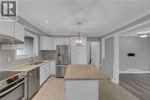 Kitchen - 197 Troy Street, Mississauga, ON - Indoor Photo Showing Kitchen With Double Sink With Upgraded Kitchen