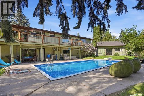 727 Tobin Terrace, Saskatoon, SK - Outdoor With In Ground Pool