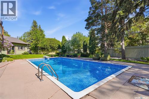 727 Tobin Terrace, Saskatoon, SK - Outdoor With In Ground Pool With Backyard