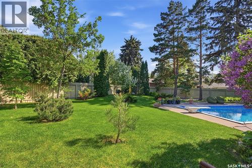 727 Tobin Terrace, Saskatoon, SK - Outdoor With In Ground Pool With Backyard