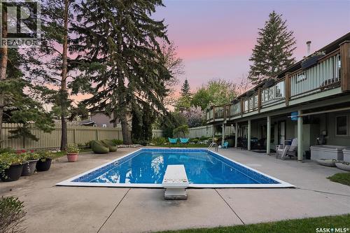 727 Tobin Terrace, Saskatoon, SK - Outdoor With In Ground Pool With Backyard