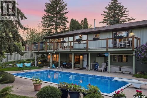 727 Tobin Terrace, Saskatoon, SK - Outdoor With In Ground Pool With Deck Patio Veranda
