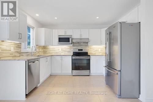 Fully updated kitchen! - 53 Yoho Drive, Ottawa, ON - Indoor Photo Showing Kitchen With Stainless Steel Kitchen With Upgraded Kitchen