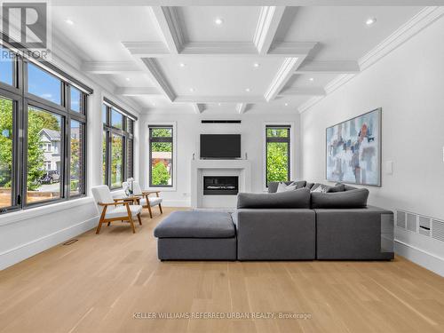 35 Lloydminster Crescent, Toronto, ON - Indoor With Fireplace