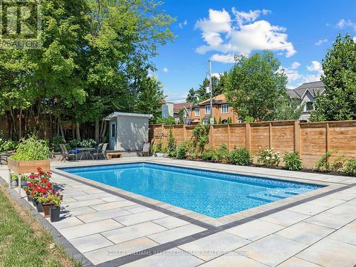 35 Lloydminster Crescent, Toronto, ON - Outdoor With In Ground Pool With Deck Patio Veranda With Backyard