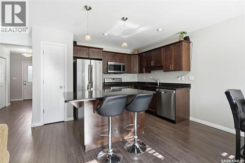 14 502 Rempel Manor, Saskatoon, SK - Indoor Photo Showing Kitchen With Stainless Steel Kitchen With Upgraded Kitchen