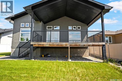 3821 Goldfinch Way, Regina, SK - Outdoor With Deck Patio Veranda With Exterior