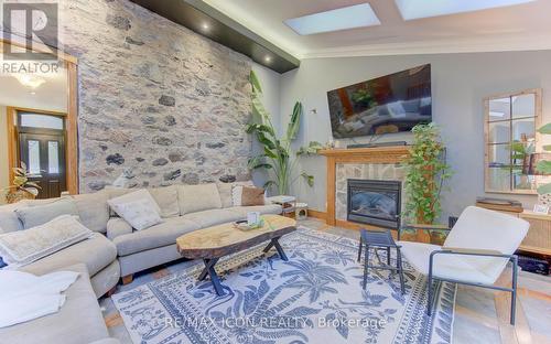63 Birch Street, Cambridge, ON - Indoor Photo Showing Living Room With Fireplace
