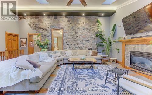 63 Birch Street, Cambridge, ON - Indoor Photo Showing Living Room With Fireplace