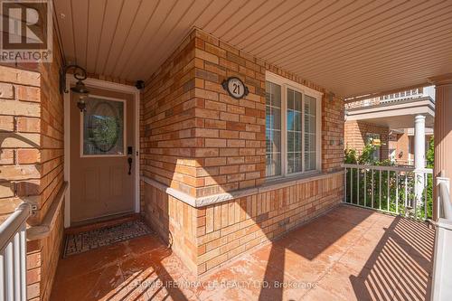 21 Topiary Lane, Brampton, ON - Outdoor With Deck Patio Veranda With Exterior
