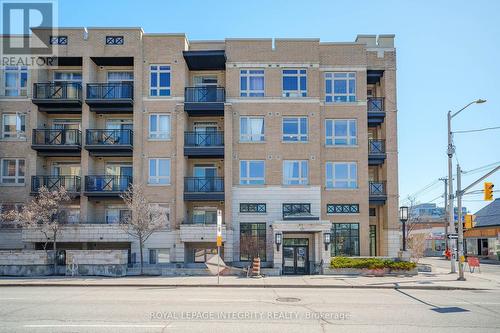 320 - 429 Kent Street, Ottawa, ON - Outdoor With Balcony With Facade